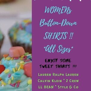 HUGE PRICE DROP‼️Womens BUTTON-DOWN Shirts👚